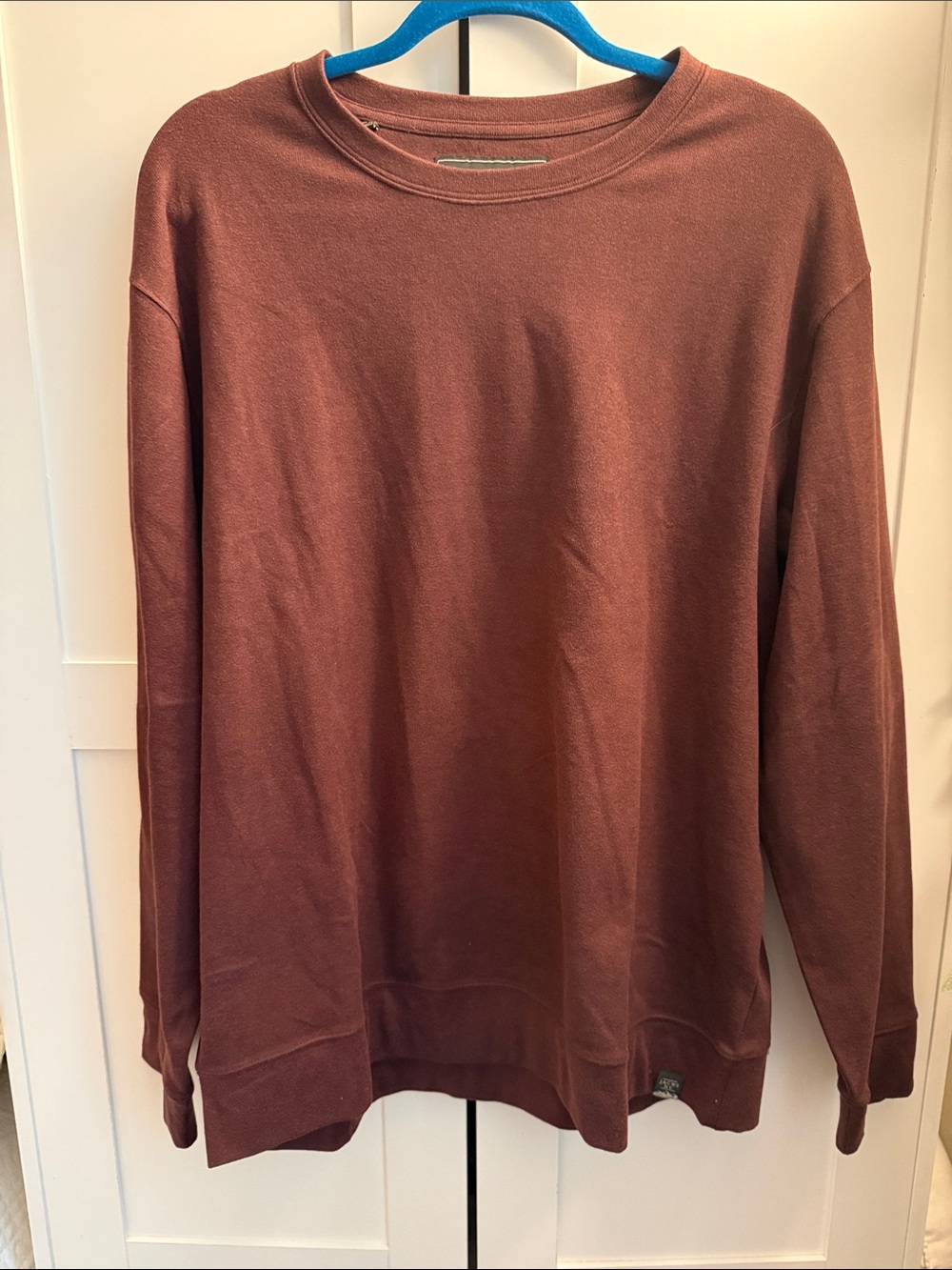 Brick color sweatshirt